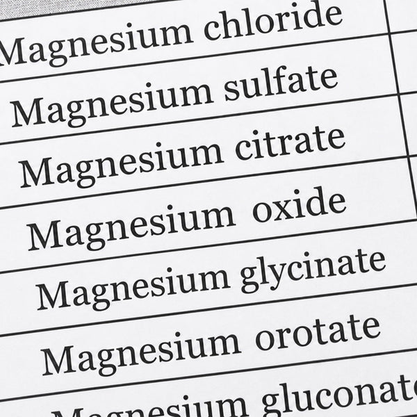 A Guide to Different Types of Magnesium - Dr. Moritz
