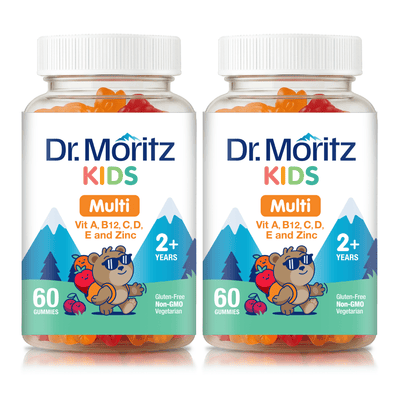Kids Multivitamin Gummies, 2 Packs - 60 Gummies / 100mg / Fruit