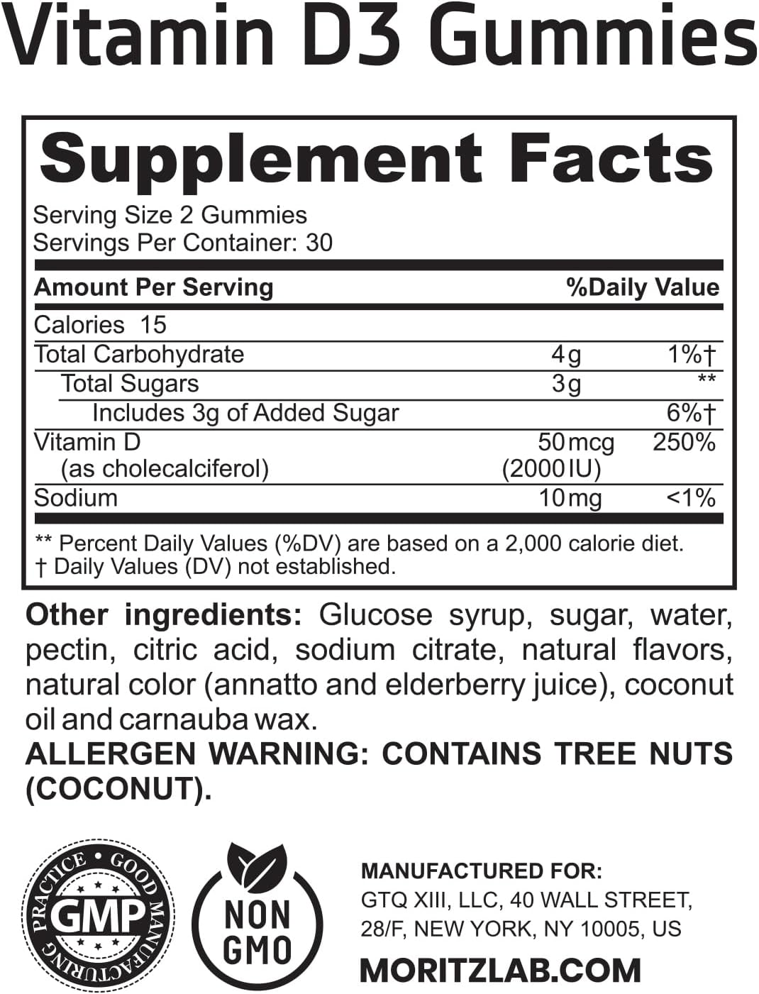 Vitamin D Gummies For Kids & Adults (2 pack) free gift - Dr. Moritz